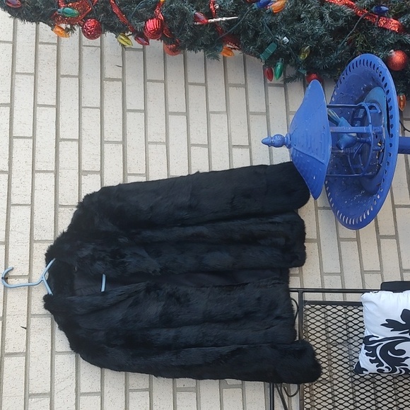 Jackets & Blazers - Black Faux Fur Coat